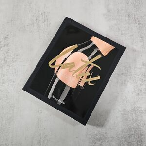 Honey Birdette Black Latex 100% Rubber Suspender Garter Belt Size S/M